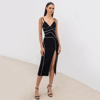 Sexy Tassels Evening Prom Dresses Long Party Cocktail Dress Gowns E2 - Hebei Blue Whale Import and Export Trading Co., Ltd. - China
