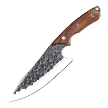 Traditional Handmade Forged Kitchen Cleaver Santoku Chef Knife Multifunctional Clad Steel Butcher Knives Slicing Meat Vegetables - Changsha Chengtong Technology Co., Ltd. - China