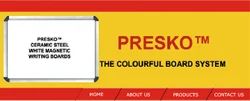 Ceramic Steel White Magnetic Writing Boards Board Size In Inches 18 X 24, 24 X 36, 30 X 48, 36 X 48 Board Size In Centimeters 45 X 60, 60 X 60, 75 X 120, 90 X - Bawa Plastics Regd - India