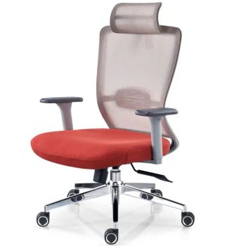 Stylish Office Furniture School Staff Computer Adjustable Ergonomic Gaming Swivel Wheel Mesh Chair with Metal Base - Hangjian Industrial (Heshan) Co., Ltd. - China