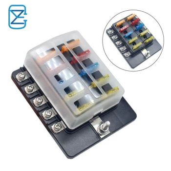 Waterproof 10 Way LED Indicator Blade Blocks Holders for Cars Automobile Fuse Components - Shenzhen Cozy Electronics Co.,Ltd. - China