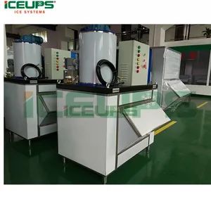 Fresh Flake Ice Machines Large 1 Ton 2 Ton 3 Ton Ice Makers Machine 1000kg Industrial Ice Flakes for Seafood - Shenzhen Iceups Refrigeration Equipment Co., Ltd. - China