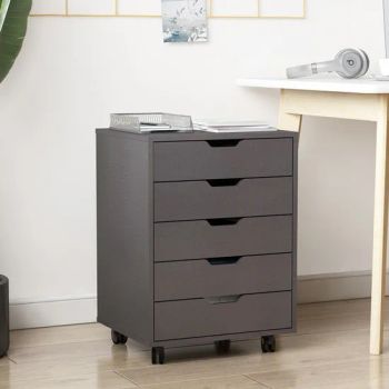 Modern Design Office Furniture 5 Drawer File Cabinets Wooden Storage Cabinet - Shouguang Sanyang Wood Industry Co., Ltd. - China