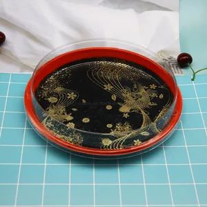 Disposable Food Serving Tray Round Sushi Packaging Plastic Trays for Party - Globalink International Limited - China