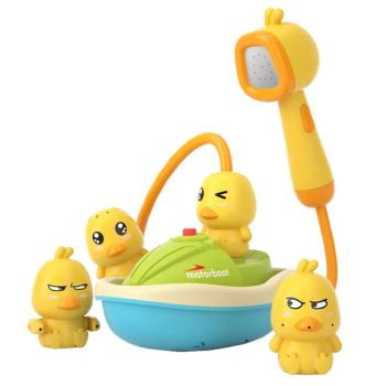 Zhiqu Toys Funny Duck Motorboat ABS Electric Rotating Spray Swimming Pool Toy Custom Logo Baby Bubble Bath Toys Plastic Animals - Shantou Chenghai District Haitong Zhiqu Toy Store - China
