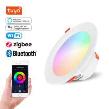 WiFi Remote APP Alexa Voice Control LED Smart Downlight RGB DMX Dimming Multicolor LED Recessed Lights - Zhongshan HOSD Lighting Co., Ltd. - China