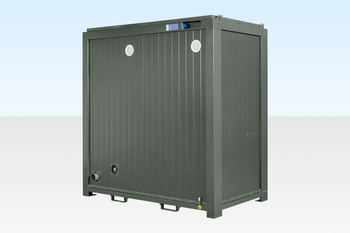 1+1 Double Mains Toilet 8Ft x 5Ft (Bottle Green) Cabins For Sale - senesie mfg llc - United States