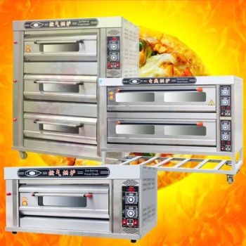 Commercial Industrial Gas Bread Baking Ovens Bakery Machine Kitchen Equipment 3 Deck 9 Tray Baking Oven - Guangzhou Bossmai Machinery Co., Ltd - China