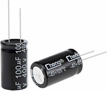100 uF 400 V Aluminum Electrolytic Capacitors Operating Temperature Range -40+105°c Capacitance 100 uF Diameter 0.8 mm Material Aluminium - Nextech Savvy - India