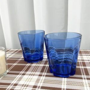 Coblat Blue Glass Drinking Glasses, Water Glasses, Wine Glasses, Glass Dinnerware Set - Ningbo U-Per Consumer Goods Co., Ltd. - China