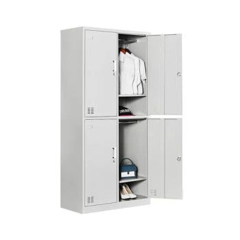 4 Door Storage Clothes Locker Bedroom Cupboard Steel Home Wardrobe Gym Storage Lockers - ZhengZhou RAXIDA Technology Co.,Ltd. - China
