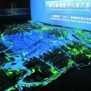 3D Intelligent Multimedia Interactive Digital Scale Model with Lighting Display - Guangzhou Tranka Digital Model Co., Ltd. - China