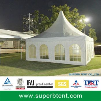 Outdoor Metal Garden Gazebo, Aluminum Frame Gazebo Color White Material PVC Origin China Style Many Doors Manufacturer - Superb Tent Co., Ltd. - China