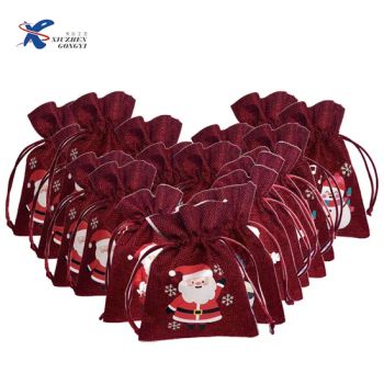 Cotton Gift Drawstring Bag Promotional Cotton Pouch Plain Cotton Pouches for Jewelry Gifts - Xiajin County Xiuzhen crafts factory - China