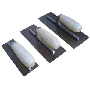 Italy Model Fine Plastic Wood Copy Handle Stainless Round Conor Bricklaying Trowels - SHENGZHOU KOKO BRUSH STEEL FILES TOOLS FACTORY - China