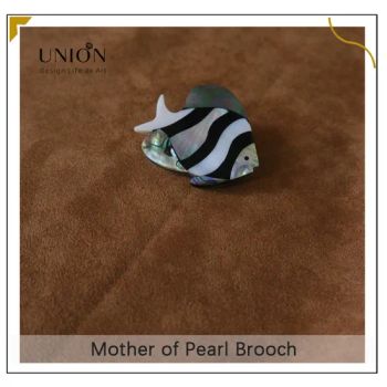 Fashionable Sea Shell Brooch Tropical Fish Alloy Collar Pins Corsage Jewelry Clothes Decorative Accessories - Jiujiang Unionslate Trading Co., Ltd. - China