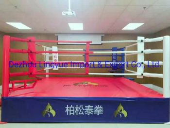 Professional Gym Equipment Boxing Ring (the height can adjust) - Dezhou Lingyue Import & Export Co., Ltd. - China