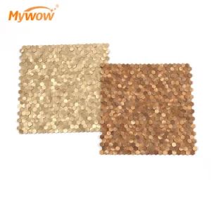Aluminium Self Adhesive Mirror Glass Mosaic Display Peel Stick Wall Panel Tiles - Guangzhou MyWow Decor Co., Ltd - China