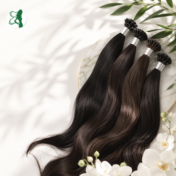 Double Drawn Keratine Bond Human Hair - All Dark Colors Bond Type Keratin Bonds Feel Soft, Natural Feel Hair Source Virgin-grade - Dewa Dewi Hair - Indonesia