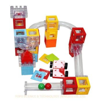 Assembly of Building Block Toys - High-Quality ABS Plastic Magnetic Track Set - YOPO SCIENCE & TECHNOLOGY (NINGBO) CO., LTD. - China