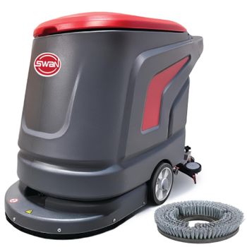LAUCO Walk-Behind Auto Floor Scrubber Machine, 20-Gal Commercial Battery Powered - Gadgets LLC - United States