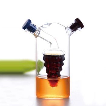 Spice Cruet Oil & Vinegar Glass Bottles with Silicone Wooden Corks Stopper Homeware Anti-Leaking Oil Pot Kitchen Supplies Seasoning Tank Bottle Glassware - Jinan Sunny Homeware Co., Ltd - China