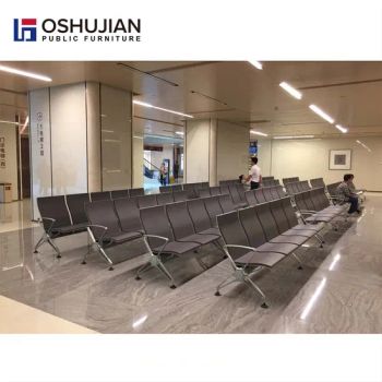 Wholesales High Back Outdoor Chairs Gang Chair Barber Hospital Terminal Seating Airport Waiting Chair - Guangdong Oshujian Furniture Co., Ltd. - China