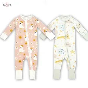 Custom Printing Infant Apparel Bamboo Baby Rompers Type Romper Origin China Season Winter Gender Unisex Technics - Qingdao Saright Garment Co., Ltd - China