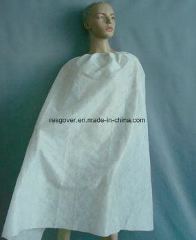 Non Woven Disposable Hairdressing Cape Material PP Origin Hubei Trademark OEM Size 120X100cm Model NO. AC-1301 HS Code - Shanghai Best Medical Products Company Limited - China
