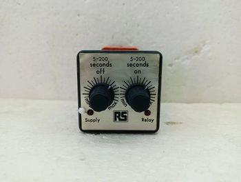 Rs 349-917 Cyclic Timer Relay Make: Rs Made: U.K. Origin U.k. Time: 5-200s Type: 349-917 Supply: 240vac Manufacturer Rs Availability In - Fine Oilfield And Marine Supply - India
