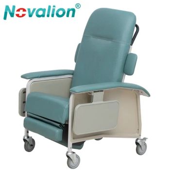 Hospital Manual Patient Medical Clinical Care Recliners with Side Panel for Elderly Geriatric Chairs - Novalion Medical Instrument Co., Ltd. - China