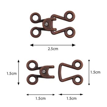 Premium Custom Fashion accessories Bra Dress Hooks and Clothes Hooks Argos - Dongguang D&G Industrial Co., Ltd. - China