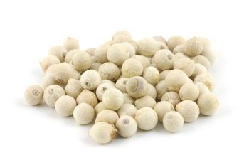 DRY WHITE PEPPER Grade AA Shape ROUND Type WHITE PEPPER Drying Process SUN Max. Moisture (%) 12 Admixture 1/0.5% Max Density 500 Gl & 550 Gl - AGRO AFRIQUE COMPANY LIMITED - Tanzania