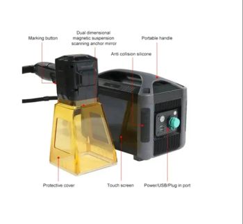Small Fiber Laser Etching Device Coding Machines Laser Engraving Machine - Zhengzhou Dana Photoelectric Technology Co., Ltd. - China