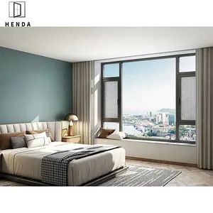 New Residential Double Low-E Glass Dust-Proof House Windows Safety Aluminum Aluminium Metal Special Shape Casement Custom Window - Guangzhou Henda Door and Window Co., Ltd. - China