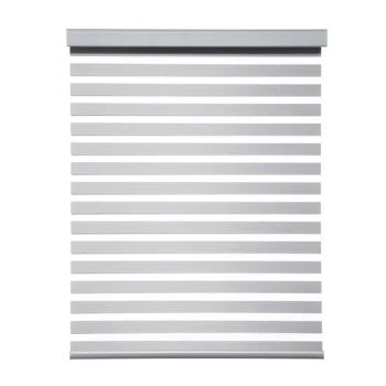Customized Motorized Double Layers Window Roller Blinds 100% Polyester Zebra Blind - SHAOXING KEQIAO HENGFENG CURTAIN FACTORY - China