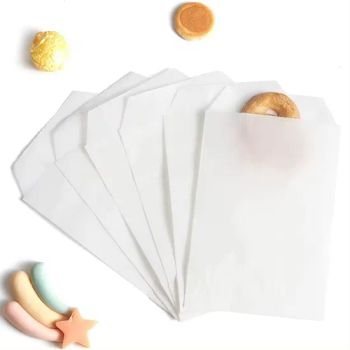 Glassine Paper Bags Professional Supplier Flat Small Food Sandwich Bag Snack Bag Custom Printed - Wenzhou Qiangsen Import and Export Co., Ltd. - China