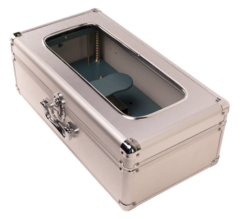 Semi Automatic PVC Shoe Cover Dispenser (50 Covers) Color Blue Material Metal Brand Aerofresh Capacity 50 Covers Usage Area - Aerofresh Hygiene Equipments - India