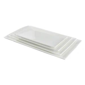 Rectangular Ceramic Dinner Plates Set Origin China Trademark NTSmart Model NO. 0200111493 Disposable Non-Disposable Specification 30.6*15.4*1.9CM - Guangzhou Nantian Sources Co., Ltd. - China