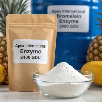 Bromelain Enzyme, Bromelain Enzyme Supplier, Bromelain Enzyme Manufacturer, Bromelain Enzyme Supplier from India, Bromelain Enzyme 2400 GDU, Pharmaceutical Grade Bromelain Enzyme, Bromelain Enzyme for Pharmaceutical Industry, Pharma Processing Enzyme, Bromelain Enzyme for Healthcare Industry, Healthcare Processing Enzyme, Cosmetic Grade Bromelain Enzyme, Bromelain Enzyme for Cosmetic ,High Performance Bromelain Enzyme, Pineapple Extract Enzyme, Bromelain Powder Exporter, Bromelain Enzyme Bulk Supplier. from APEX INTERNATIONAL Bromelain Enzyme, Bromelain Enzyme Supplier, Bromelain Enzyme Manufacturer, Bromelain Enzyme Supplier from India, Bromelain Enzyme 2400 GDU, Pharmaceutical Grade Bromelain Enzyme, Bromelain Enzyme for Pharmaceutical Industry, Pharma Processing Enzyme, Bromelain Enzyme for Healthcare Industry, Healthcare Processing Enzyme, Cosmetic Grade Bromelain Enzyme, Bromelain Enzyme for Cosmetic ,High Performance Bromelain Enzyme, Pineapple Extract Enzyme, Bromelain Powder Exporter, Bromelain Enzyme Bulk Supplier. - APEX INTERNATIONAL - India