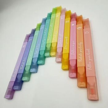Giraffe Highlighter Pen Set - 150mm X 13mm, 6-12 Color Options - Ningbo Giraffe Stationery Co., Ltd - China