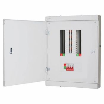 MCB Distribution Boards Brand L&T Type of Box TPN Door Type Single Door Connection Type 12 Way Material Mild Steel (MS) Type of Requirement - Aaditri Industrial Solutions - India