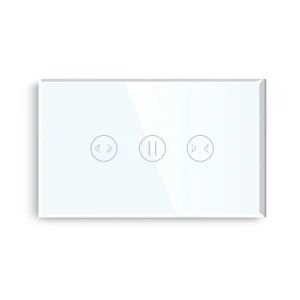 Smart WiFi Touch Curtain Switch with Crystal Glass Panel - Wenzhou Mvava Electrical Technology Co.,Ltd - China