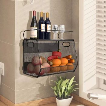 Magnetic Rack for Commercial Refrigerator Shelf Dividers Basket Storage Bins - Dongguan Simply Metal Products Co., Ltd. - China
