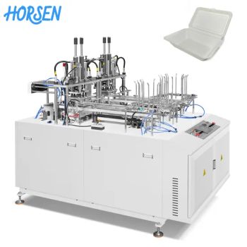 Cornstarch Lunch Box Food Container Plate Thermoforming Machine - Wenzhou Horsen Machinery Co., Ltd - China