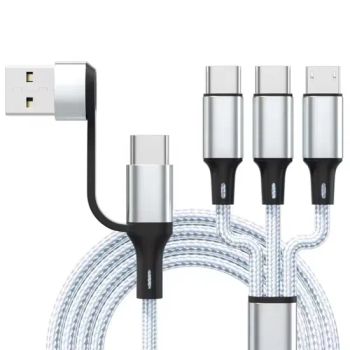 Trending Electronics Products Android Mobile Phone Accessories 5 in 1 USB Data Charging Cables - Dongguan Jianchang Hardware Products Co., Ltd. - China