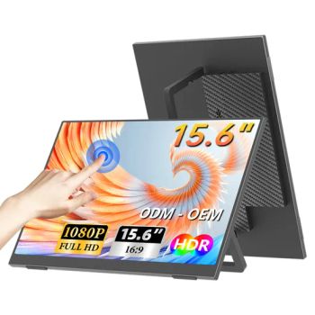 15 6 Inch FHD 1080P IPS Portable Monitor Touchscreen Dual Speakers Type C HDMI for Second Screen Laptop Gaming Mobile Monitor - Shenzhen Bolinia Technology Co., Ltd. - China