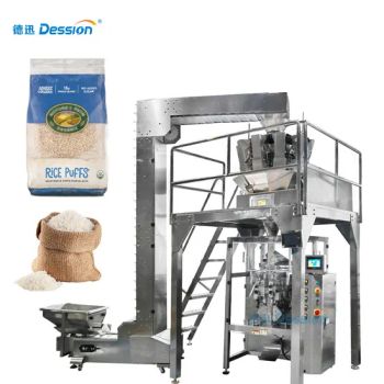 10 Kg Multi-Function Automatic Gusset Bag Rice Sugar Weighing Packing Sealing Machine Food Granule Filling Packing Machine Price - Foshan Dession Packaging Machinery Co., Ltd. - China