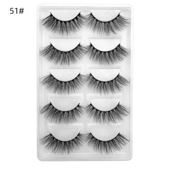 3D Layer Effect Full Strip Mink Eyelashes Wholesale Natural Soft 3D Mink False Eyelashes Vendors - NINGBO AOVEA IMPORT & EXPORT CO., LTD. - China