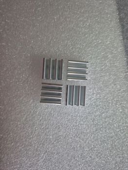 Aluminum Heat Sink Size 14x14x6 Mm, For GPU, Square Fin Finish Natural Series 6 Series No. of Blades 4 Color Gold, - Asesa Electronics Private Limited - India